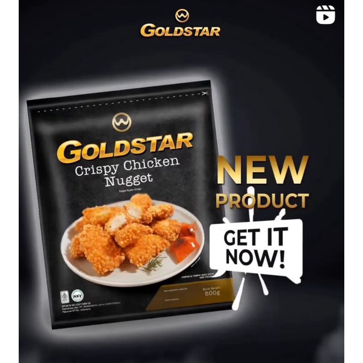 Goldstar Crispy Chicken Nugget 500Gr