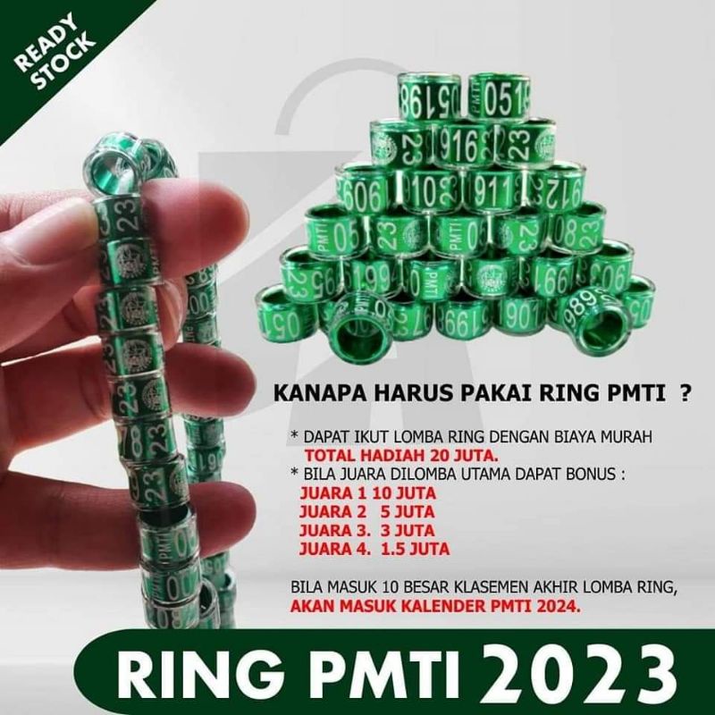 RING PMTI ORIGINAL LANGSUNG DARI PUSAT (MINIMAL PEMBELIAN 5 BIJI)
