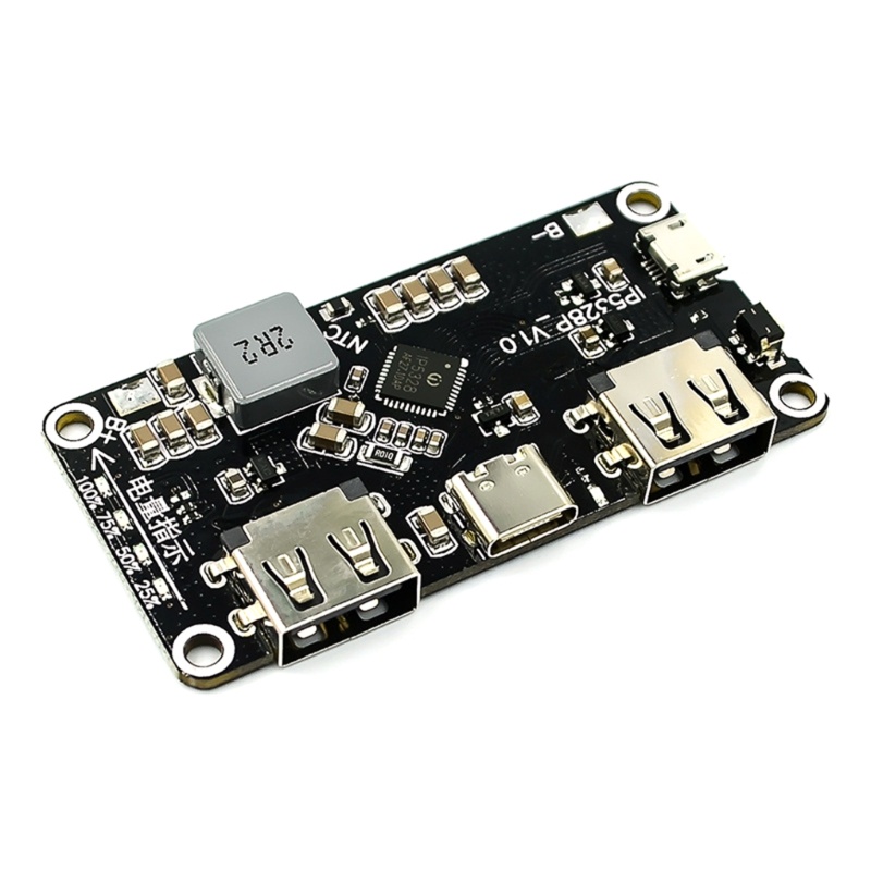 Zzz IP5328P Bidirectional Quick Charge Handphone Power Mainboard 3.7V Boost 5V 9V 12V