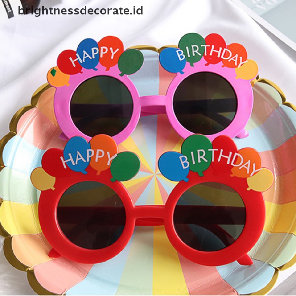 [Birth] Birthday Party Sunglasses Kacamata Happy Birthday Lucu [ID]