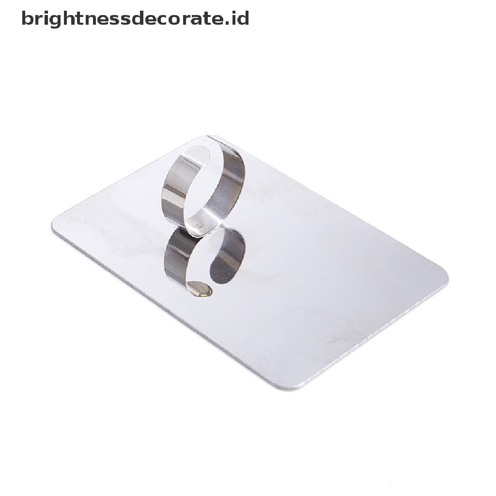 [Birth] Cincin Jari Warna Palet Plat Stainless Steel Make Up Cream Foundation Palette [ID]