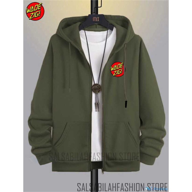 [BISA COD] SWEATER HOODIE WDZG ZIPPER RESLETING TEBAL KUALITAS DISTRO UNISEX M L XL XXL