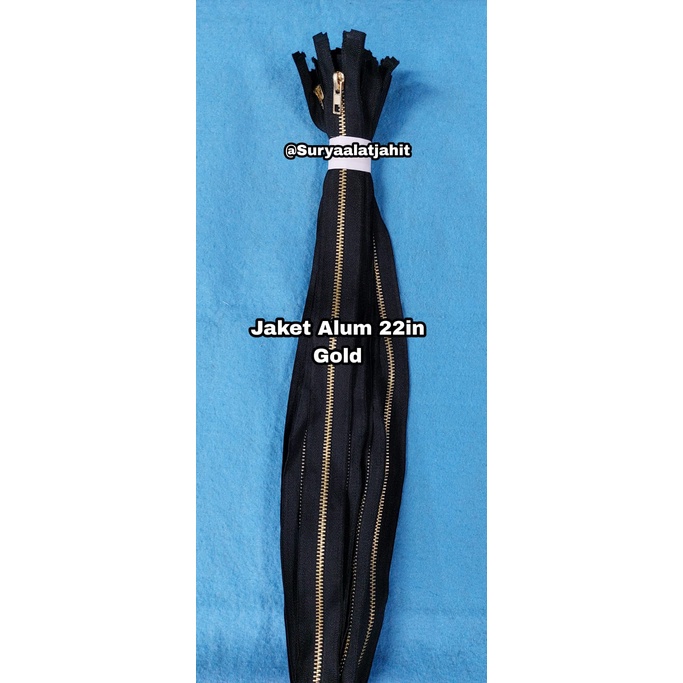 Resleting Jaket (55cm) Gigi Mas Alumunium =rp.34.950/1lsn