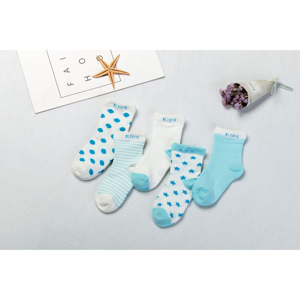 LID147 - 5in1 Kaos Kaki Bayi Baby Socks isi 5 pasang kaos kaki anak balita- Your Affordable Quality!