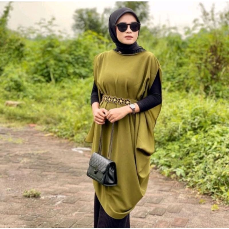 Outer kaftan isyana terbaru Outer kaftan terpanjang Outer rompi rompi kondangan Outer kaftan bordir