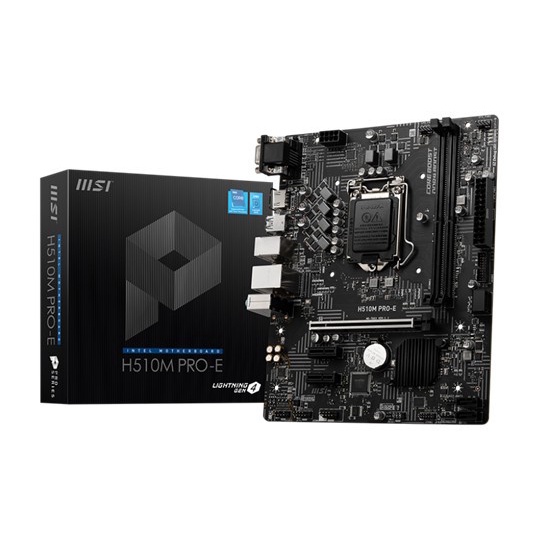 Motherboard MSI H510M-PRO E (LGA1200, H510, DDR4, USB3.2, SATA3)