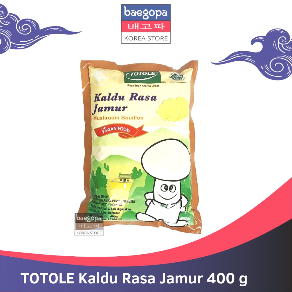 

TOTOLE Kaldu Vegan Kaldu Jamur 400 g Halal │ Import Mushroom │