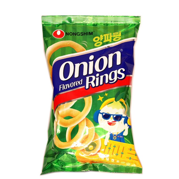 

Nongshim Onion Ring / Makanan Ringan Simulasi Rasa Bawang Bombay 50 Gr