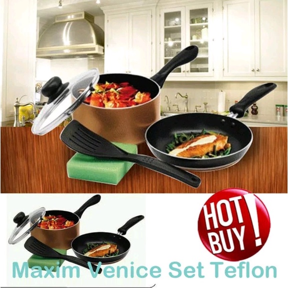 MAXIM WAJAN PANCI SET VENICE SET (5 PIECES) GARANSI RESMI