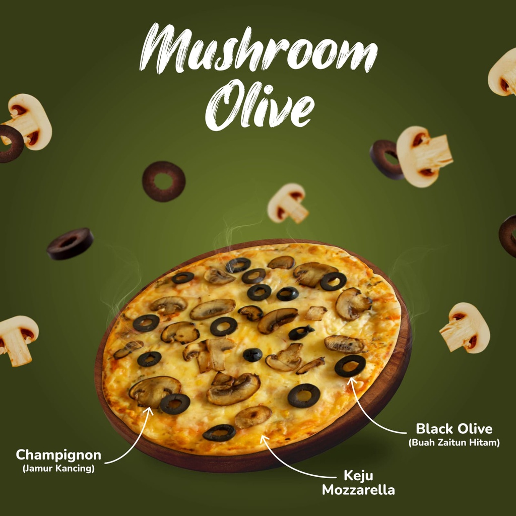 Jual PIZZA OLIVE MUSHROOM Shopee Indonesia