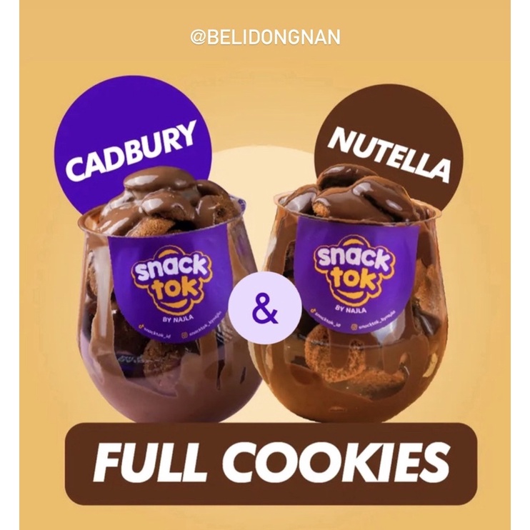 

SNACKTOK FULL COOKIES BITTERSWEET BY NAJLA ( ready stock )