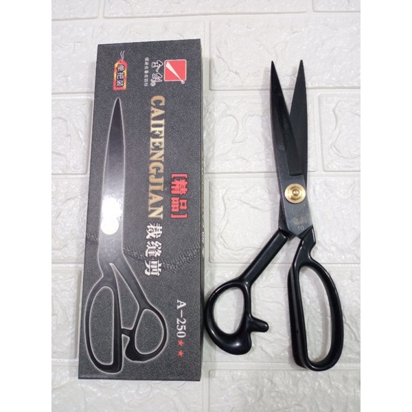 gunting kain besar CAIFENGJIAN 10” / gunting cai feng jian besar tajam / gunting kain premium / gunting