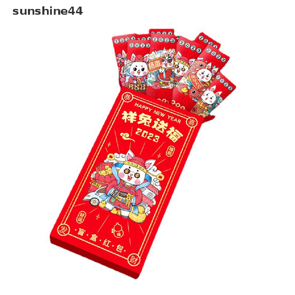 Sunshine2023pcs Kantong Uang Kreatif Imlek Chinese New Year.