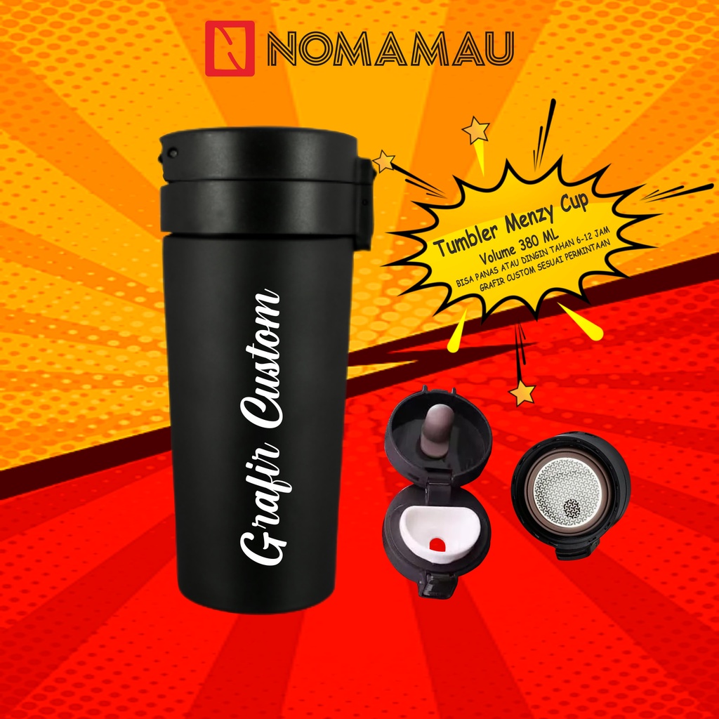 TUMBLER MENZY CUP CUSTOM GRAFIR, TUMBLER MENZY, TUMBLER CUP, MUG TUMBLER, TUMBLER MUG, THUMBLER CUP,