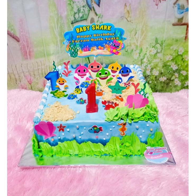 

kue ulang tahun baby shark
