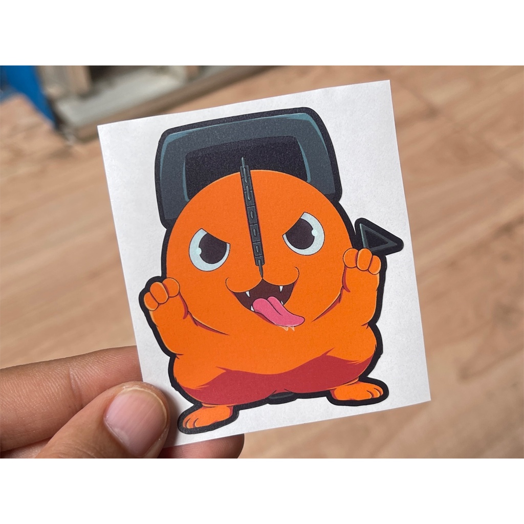 

Stiker Chainsaw Man Pochita Rawr