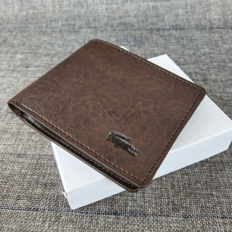 Dompet Kulit Dompet Logo crocodile Embos