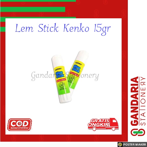 

Glue Stik/ Lem Stik Kenko 15 gr