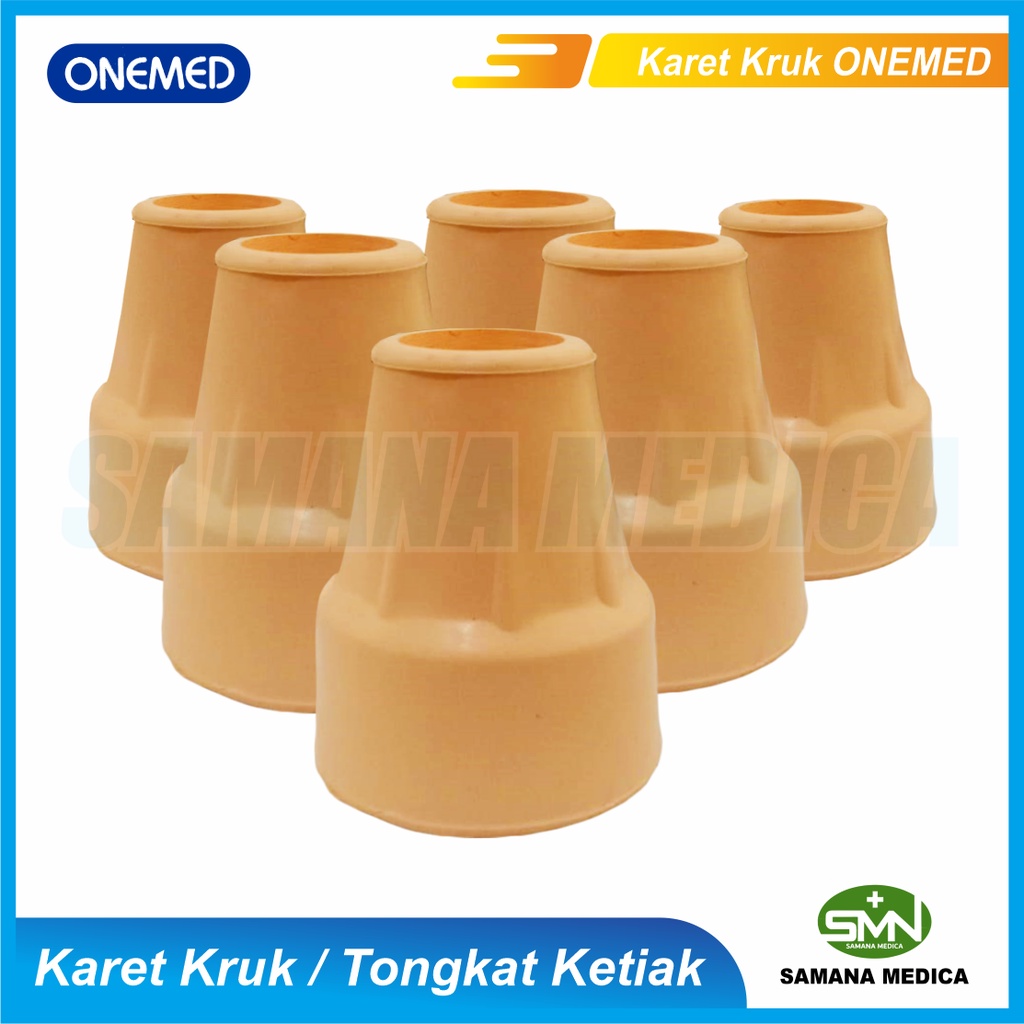 Karet Kaki Tongkat Ketiak / Kruk Original ONEMED Karet Kruk Bisa untuk berbagai merk Kruk