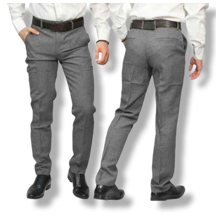 Celana kantor formal pria slimfit bahan dasar kain woll kualitas/Celana formal slimfit panjang pria