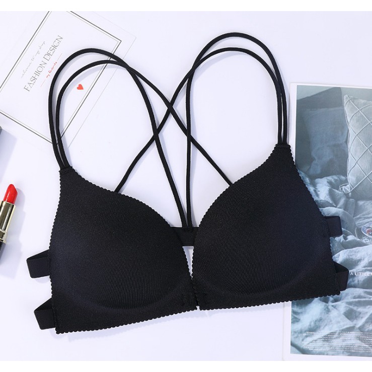 RSB BR104 Bra Wanita Model One-Piece Bra Bralette Push Up Bahan Tipis dan Bergaya Sexy BH