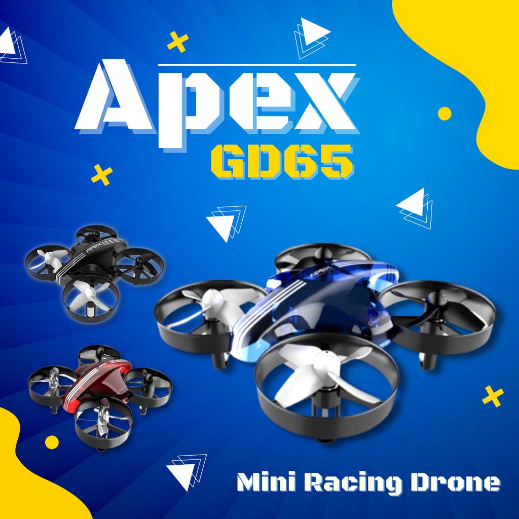 Racing Drone Ghost APEX GD65 -Mini Drone Original Resmi / drone murah / drone rakyat