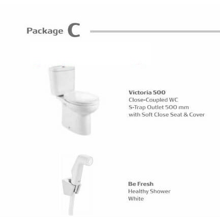 Paket Closet ROCA Victoria  Jet Washer Roca Package C