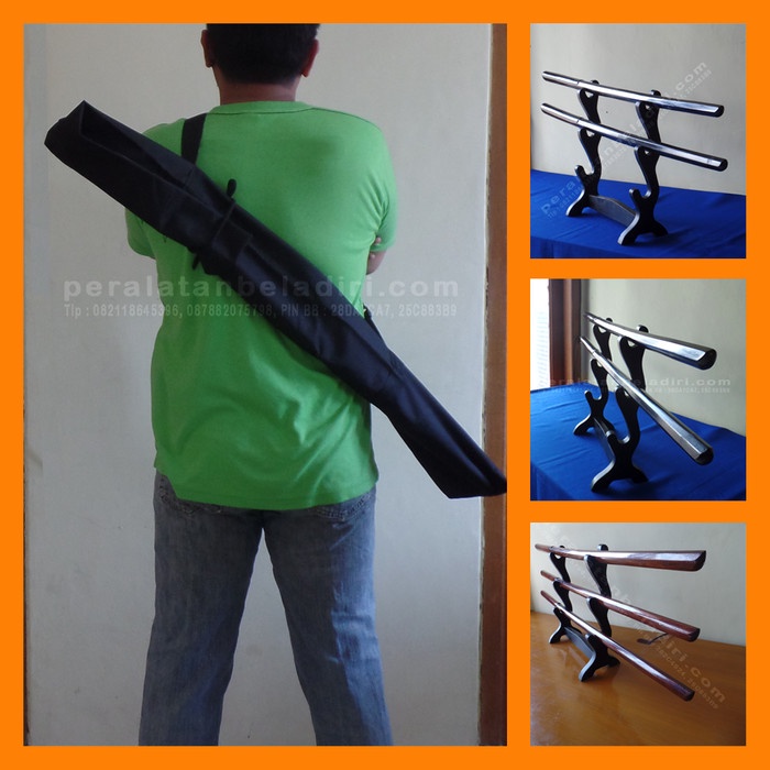 Paket Bokken Dan Tas Murah (Katana/Pedang Kayu)