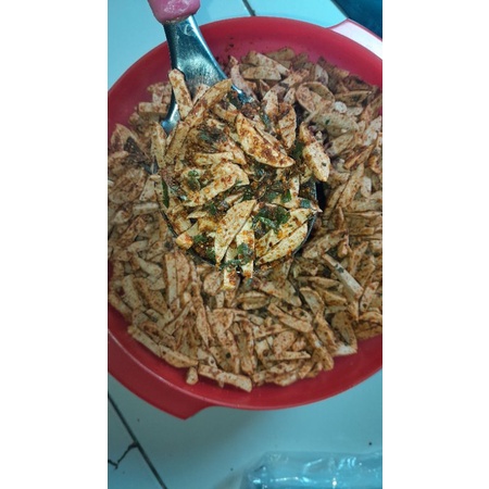

basreng daun jeruk pedas kemasan box