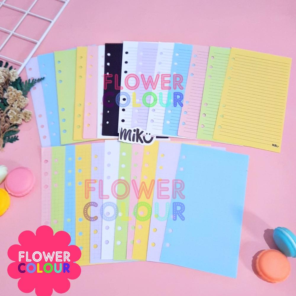 

[COD] ISI BINDER LOOSE LEAF RAINBOW POLOS - A6 6RING POLOS yhhgt