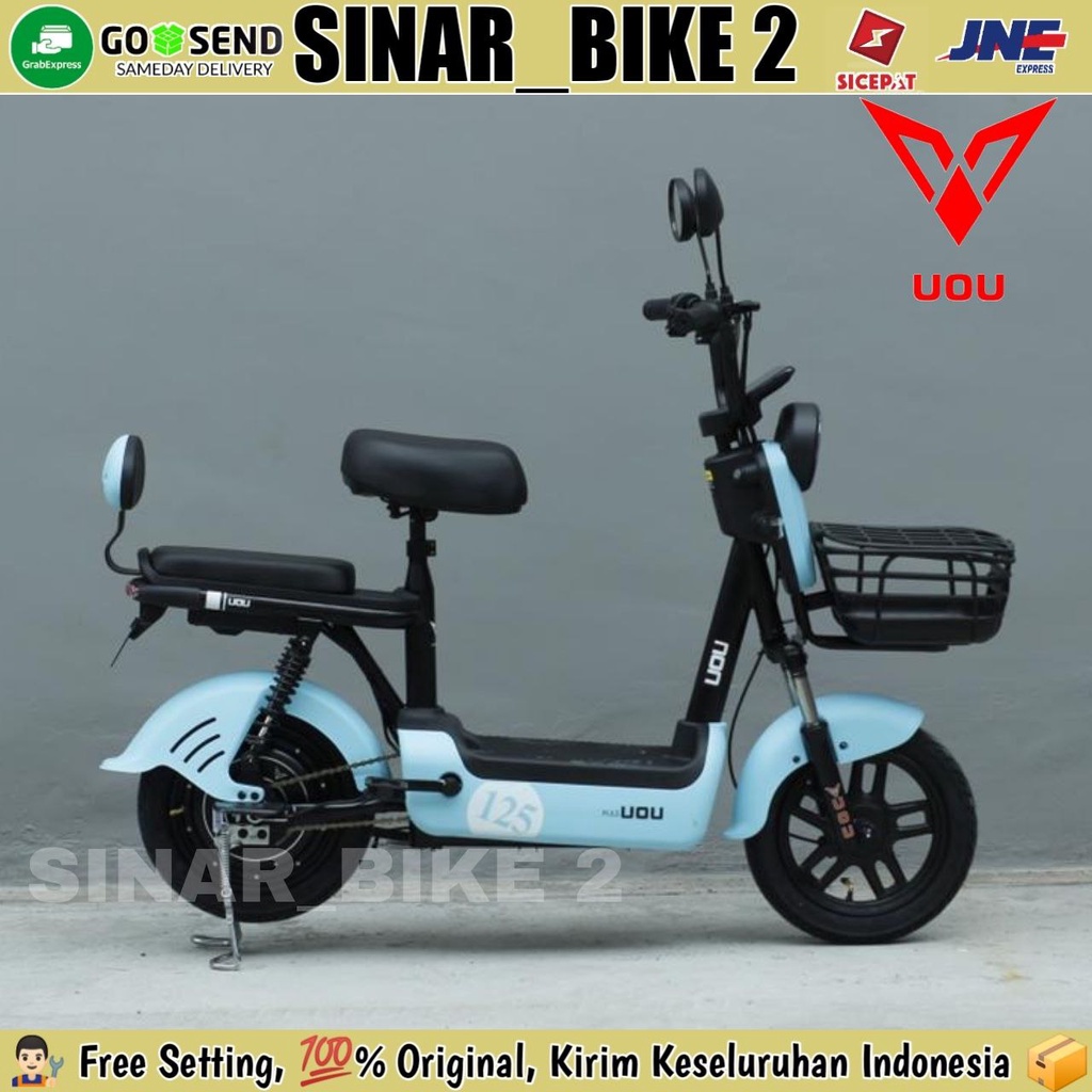 Sepeda Motor Listrik E-Bike UOU US1 500 Watt