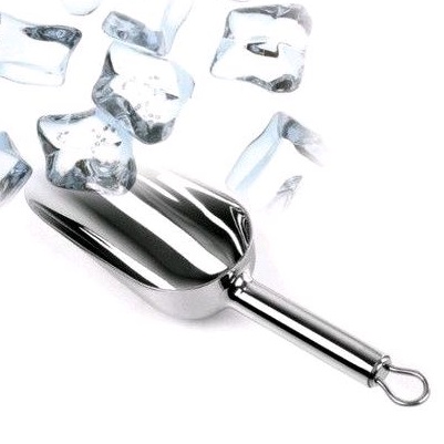 

Serok Sendok es Serut Ice Shovel Scoop Stainless Steel Ice cube love cream kopi tepung gula beras RL