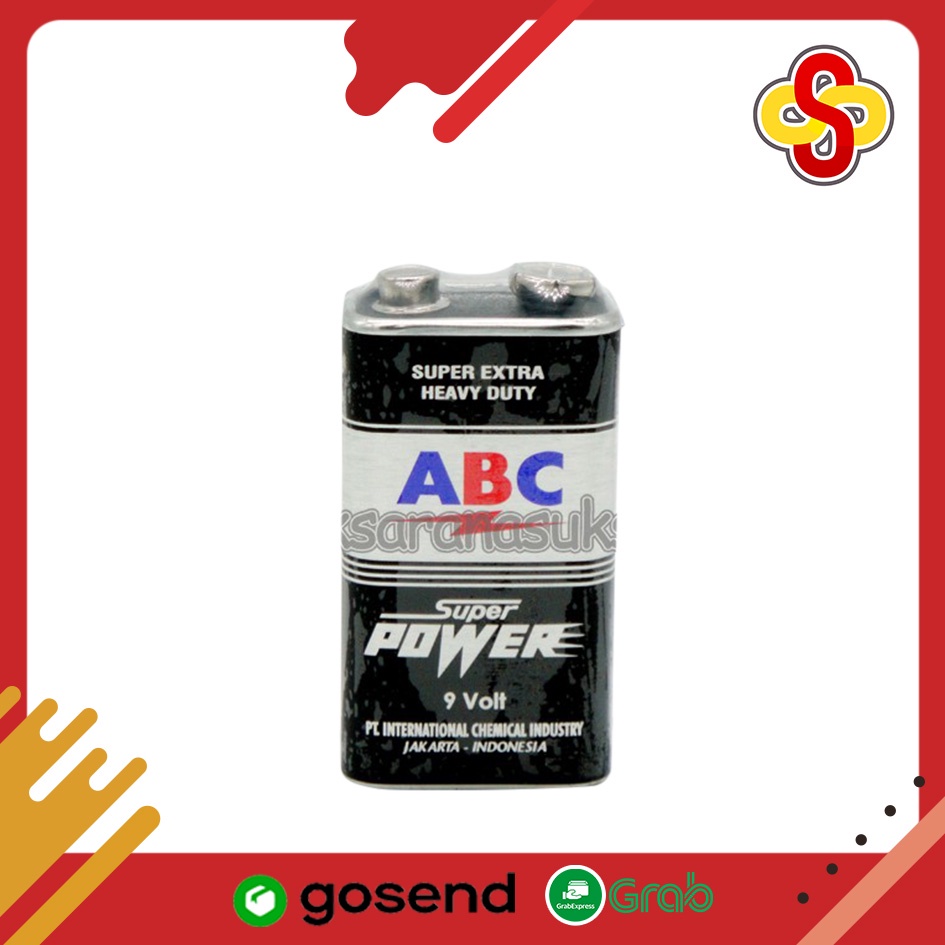 Baterai ABC Super Power Kotak 9 Volt