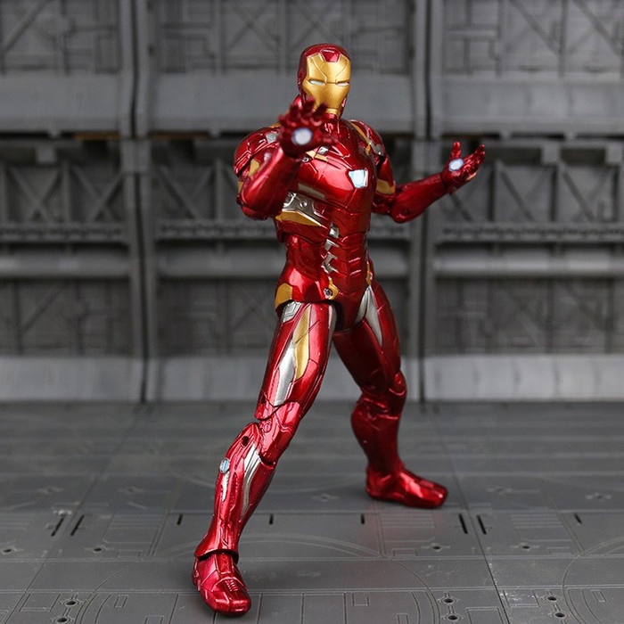 Iron Man Mark 46 Mainan Action Figure Recast (bakawears)