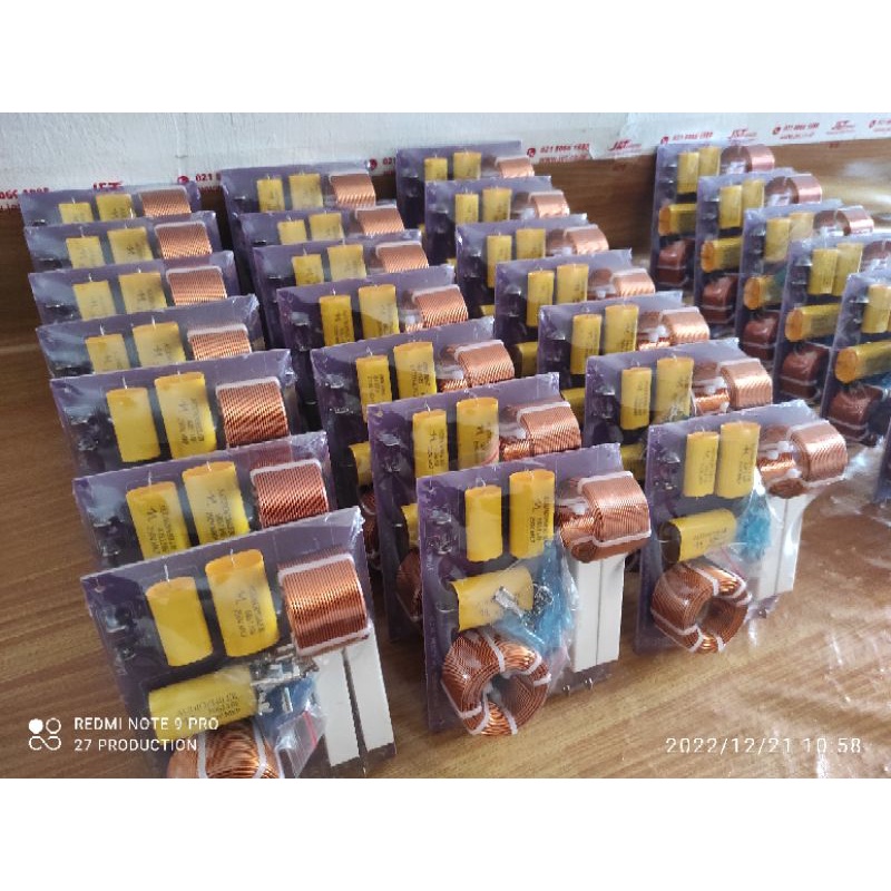 crossover pasif 2way mid high 8ohm ( single spiker)