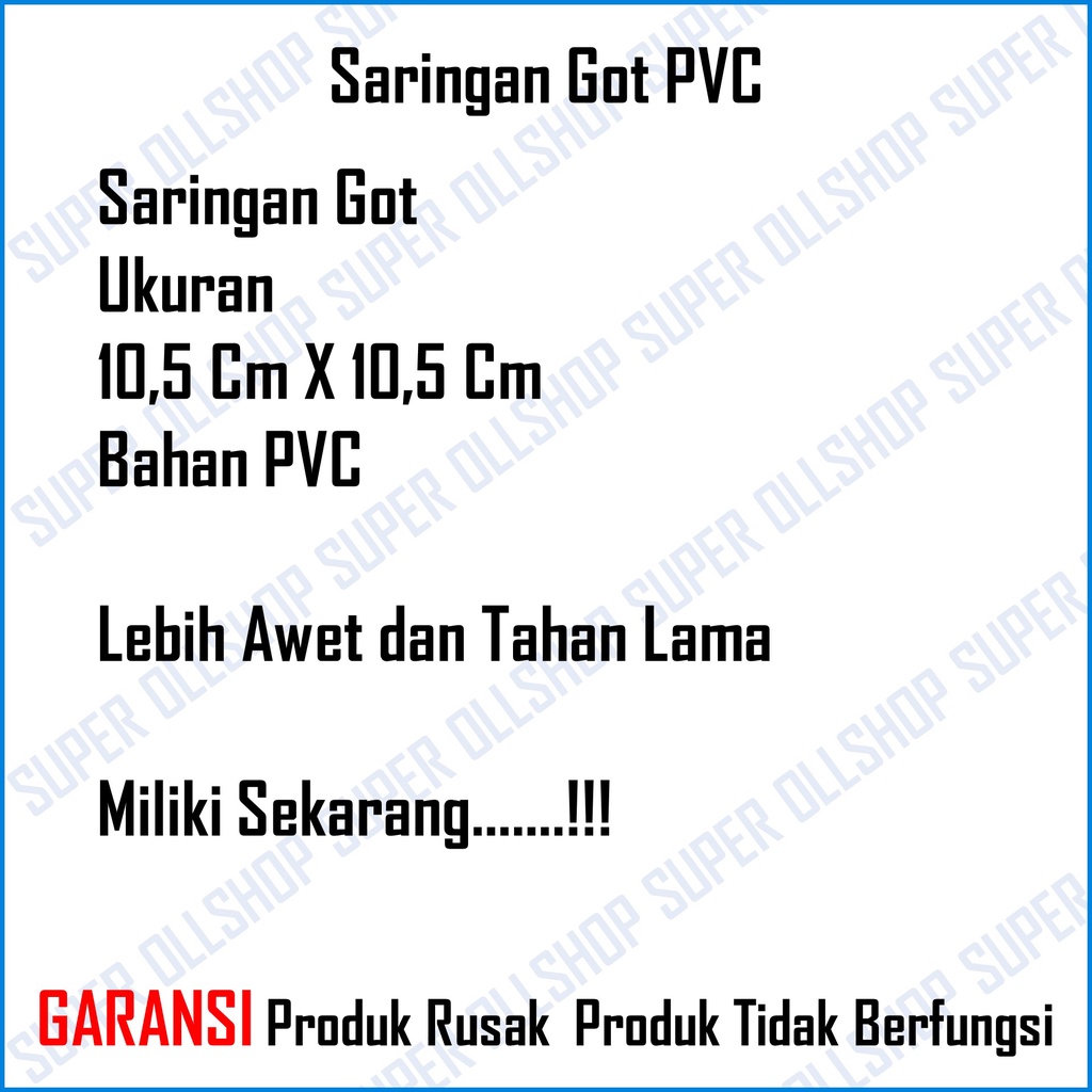 Saringan Got / Sarangan Got Plastik Pvc / Floor Drain Saringan Got Kamar Mandi Pvc Tebal Termurah