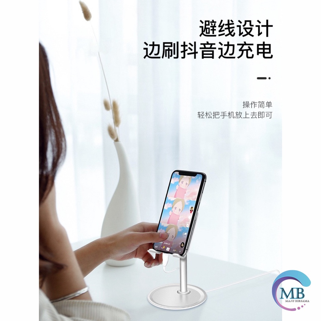 X6 Holder meja dudukan  Phone Holder Stand Holder Anti Selip | Holder Handphone Penyangga Hp | Phone Stand Holder Adjustable Holder HP MB4301