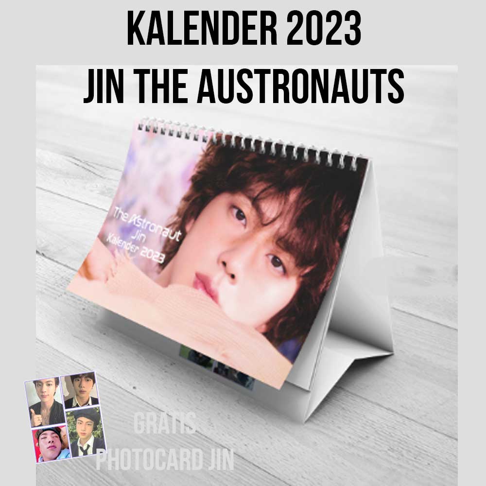 

Kalender 2023 Jin BTS - Jin The astronaut Notebook - Gratis Photocard Jin The astronaut