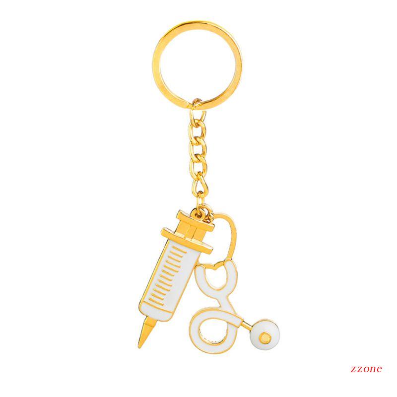 Zzz New Fashion Style Stetoskop Liontin Gantungan Kunci Perhiasan Hadiah