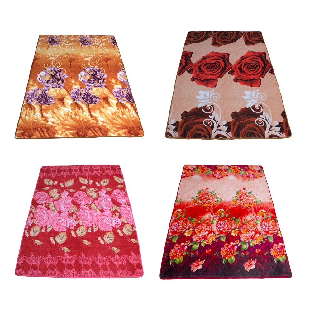 Karpet Bunga Quiting 134x174x1cm