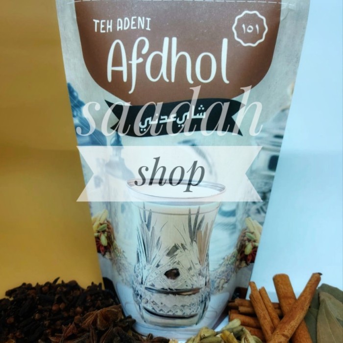 

Terlaris ✨ - JUAL teh adeni afdhol 151 shai aden teh rempah khusus aden yaman 250gr 2.1.23