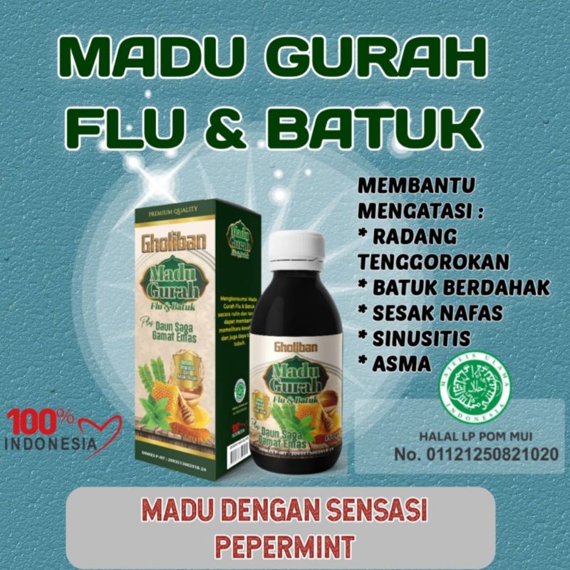 

Ygshop17 Madu Gurah Flu & Batuk Gholiban150G