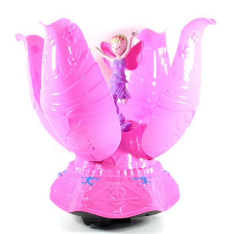 Mainan ana berbentuk mahkota / flower fairy / bisa muter ada lampu