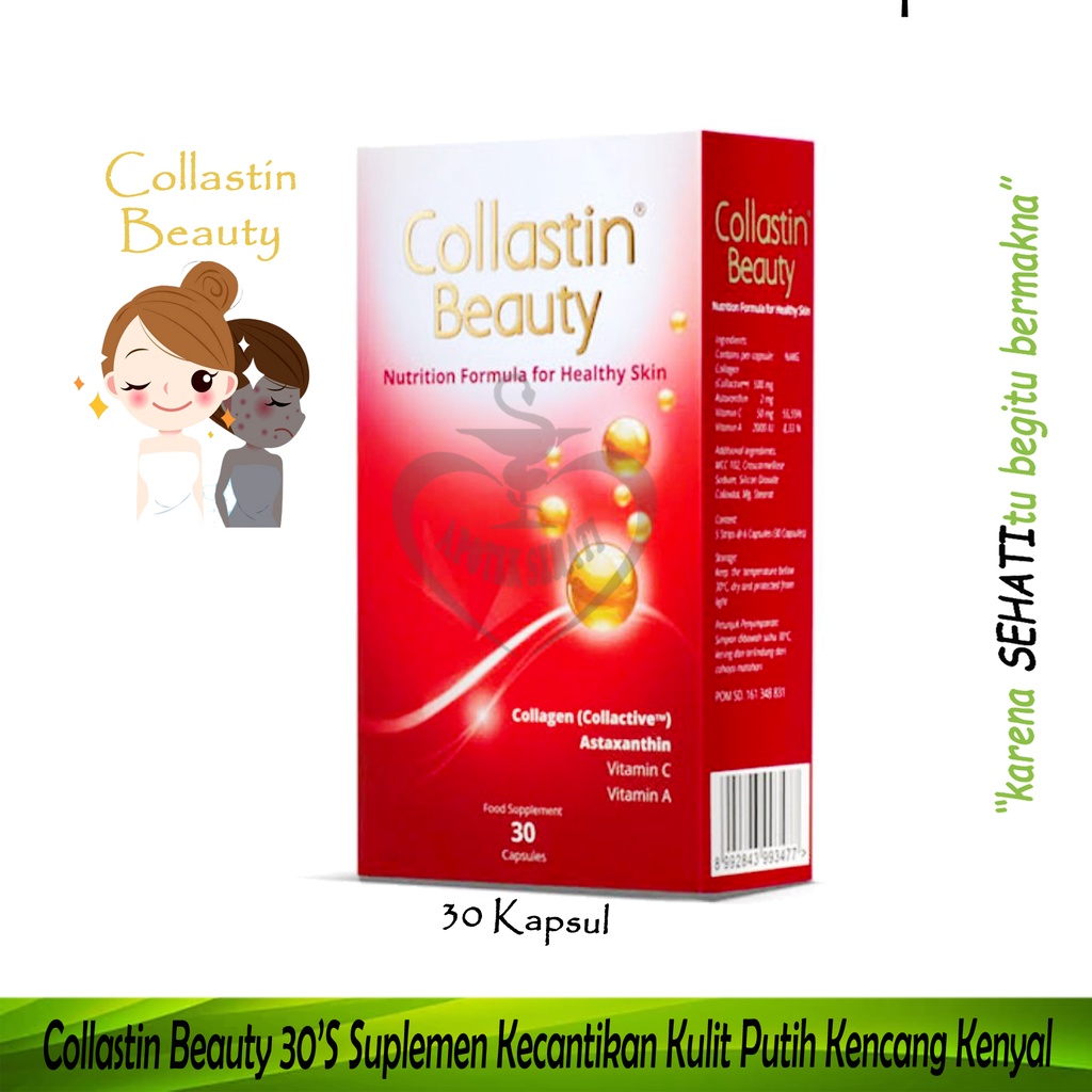 Collastin Beauty Suplemen Kesehatan Kulit Collagen Plus Antioksidan