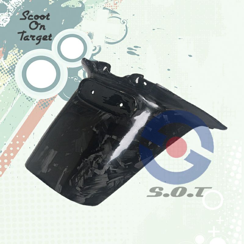 Spakbor belakang Vespa Sprint / Primavera Part Fiber Carbon Forged part fiber