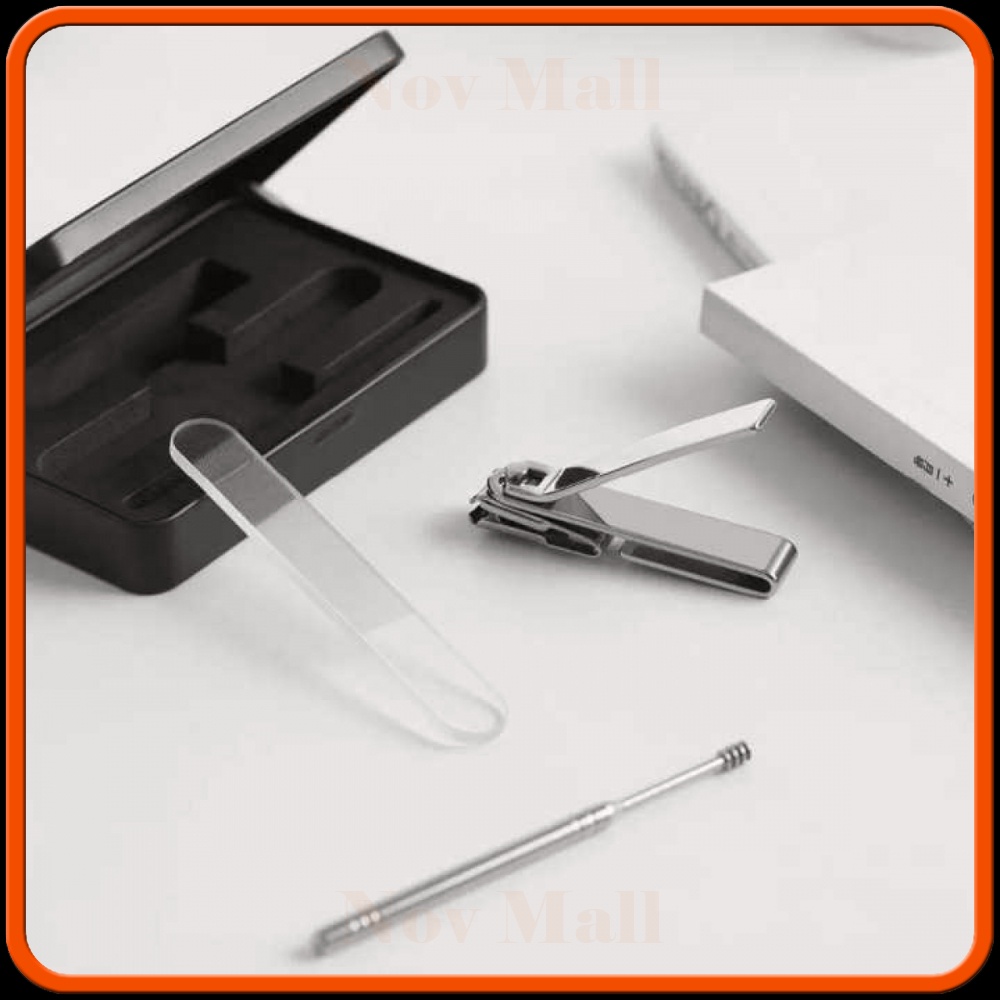 Set Gunting Kuku Manicure Pedicure Nail Clipper Splash Proof -BY020