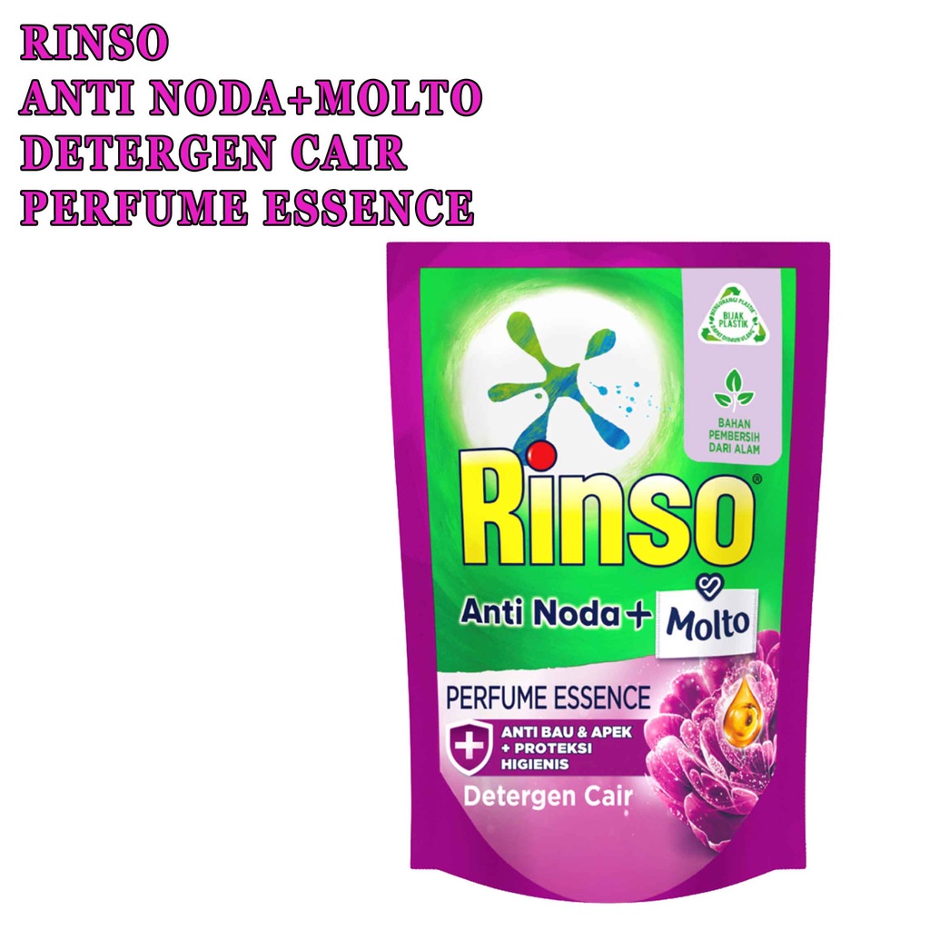 Molto Cair* Rinso Deterjen Cair* Parfum Essence* 750ml