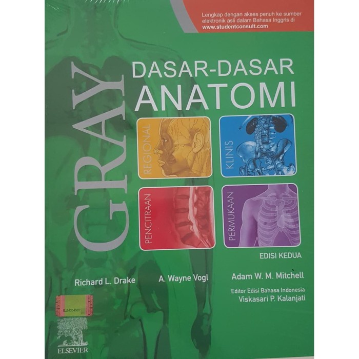 [ ORIGINAL ] GRAY DASAR DASAR ANATOMI EDISI 2 - RICHARD L. DRAKE