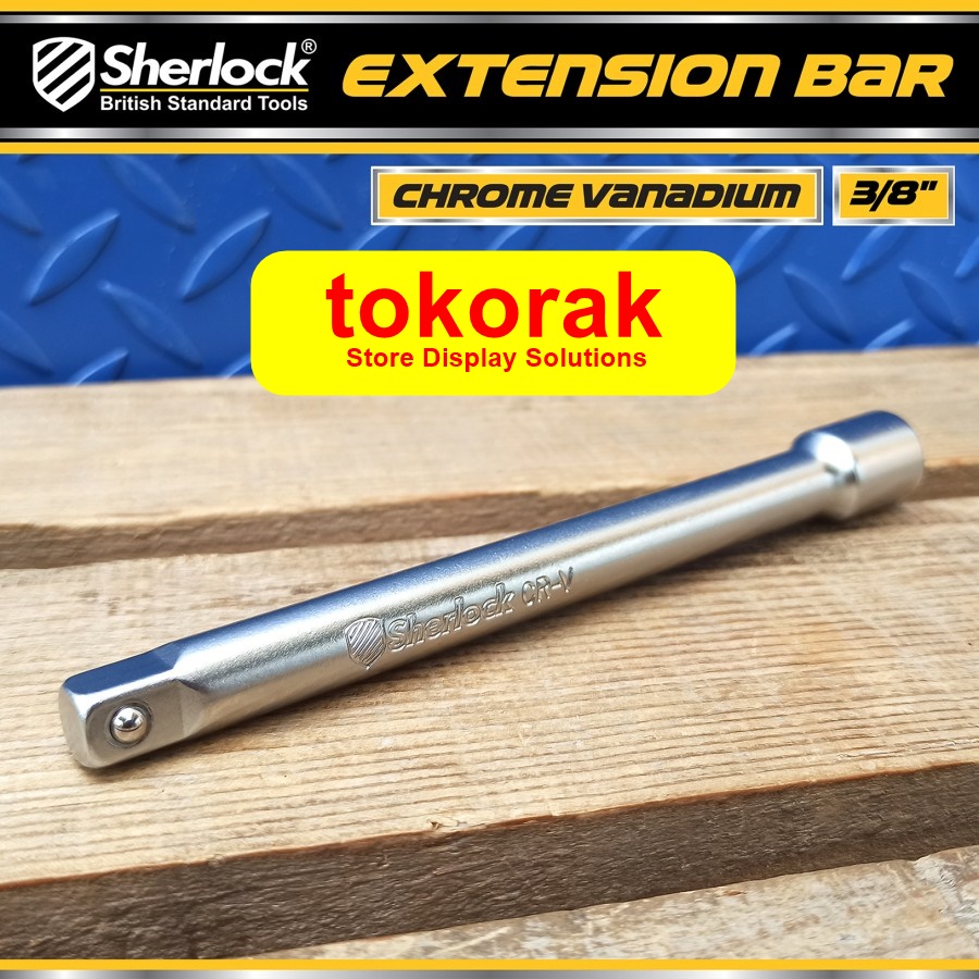 SHERLOCK SAMBUNGAN KUNCI SOK 3/8&quot;  EXTENTION BAR SOCK 3/8 X 6 INCH