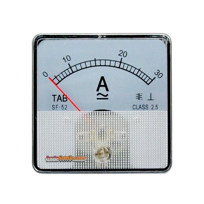 Ampere Meter Analog AC / DC 30 A CR52 Direct TAB
